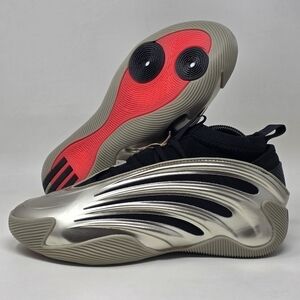 Adidas Harden Volume 9 Cyber Metallic Black Basketball JR2506 Mens Size 6.5 New